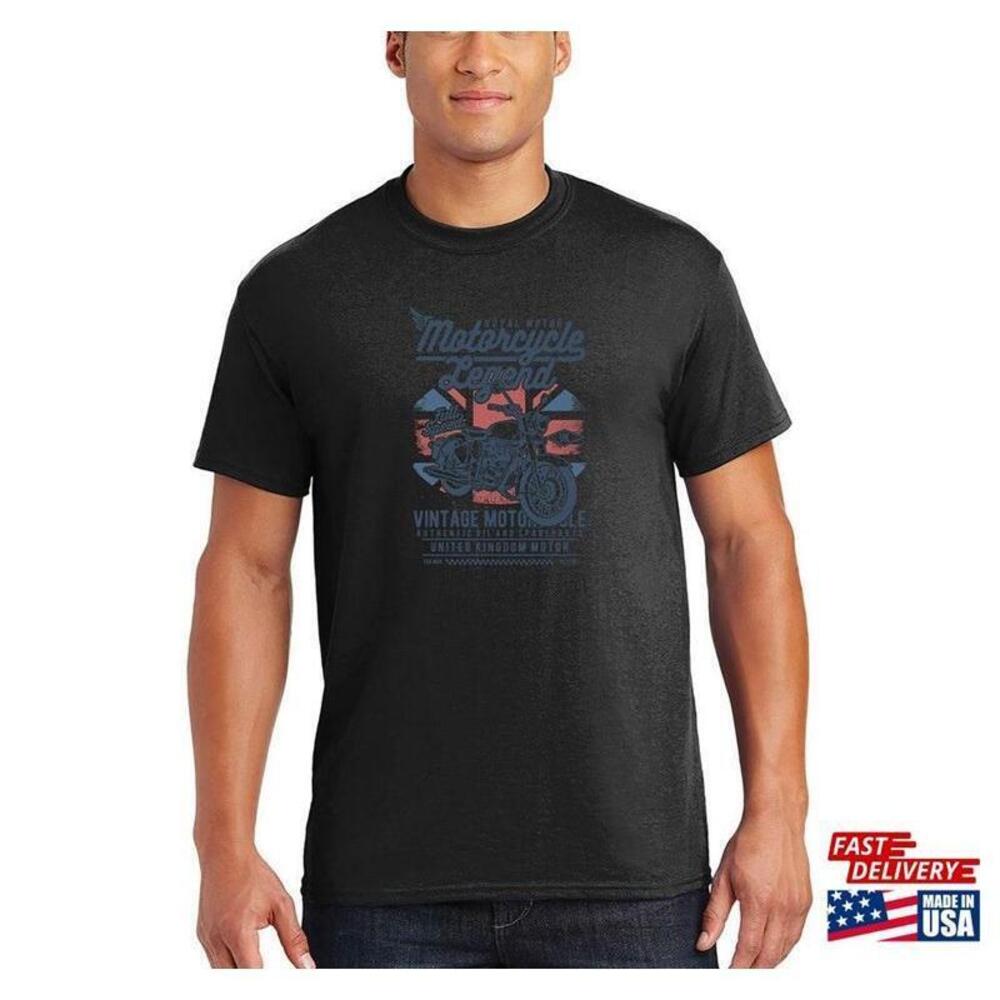 Royal Motor Motorcycle Legend Uk Tshirt Classic